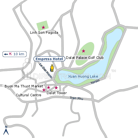 Empress Hotel map